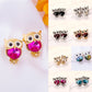 Fashion Cute Crystal Owl Earrings