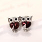 Fashion Cute Crystal Owl Earrings