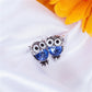 Fashion Cute Crystal Owl Earrings
